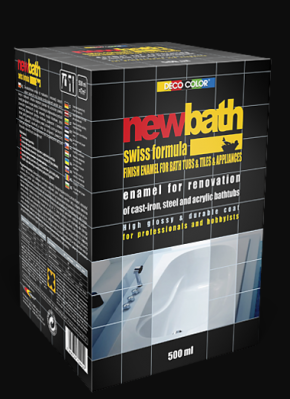 New Bath Swiss Formula - 2K enamel for bath refurbishment